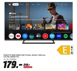 MediaMarkt Peaq ptv 40gf-5025c led tv Angebot