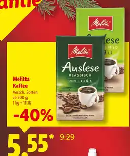 Lidl Melitta auslese klassisch Angebot