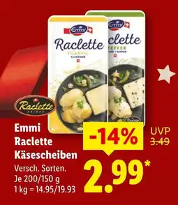 Lidl Emmi raclette classic Angebot