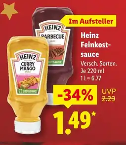 Lidl Heinz curry mango sauce Angebot