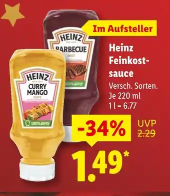 Lidl Heinz curry mango sauce Angebot