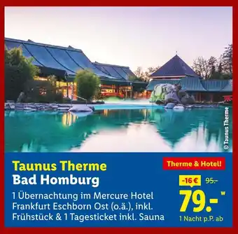 Lidl Taunus therme bad homburg Angebot
