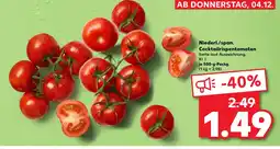 Kaufland Niederl./span. cocktailrispentomaten Angebot