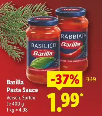 Lidl Barilla basilico Angebot