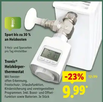 Lidl Tronic heizkörperthermostat Angebot