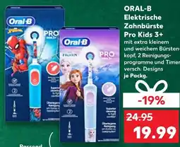 Kaufland Oral-b elektrische zahnbürste pro kids 3+ Angebot