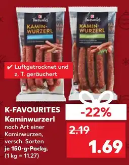 Kaufland K-favourites kaminwurzerl Angebot