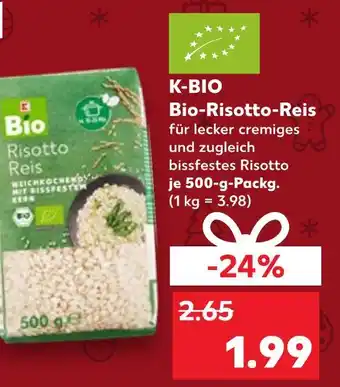 Kaufland K-bio bio-risotto-reis Angebot