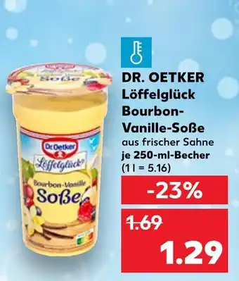 Kaufland Dr. oetker löffelglück bourbon-vanille-soße Angebot