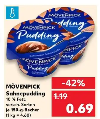 Kaufland Mövenpick sahnepudding Angebot