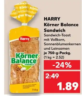 Kaufland Harry körner balance sandwich Angebot