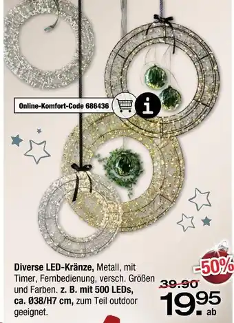 Ostermann Diverse led-kränze Angebot