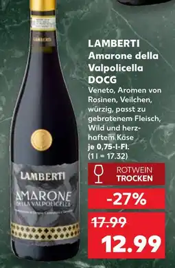 Kaufland Lamberti amarone della valpolicella docg Angebot