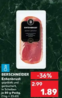 Kaufland Berschneider entenbrust Angebot