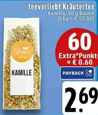Edeka teeverliebt Kräutertee Angebot