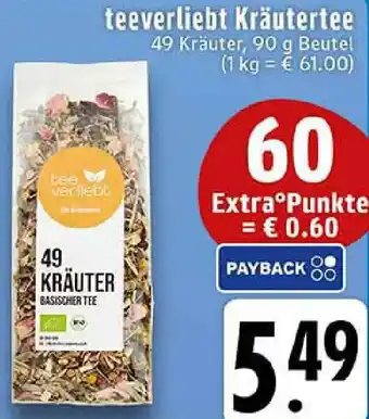 Edeka teeverliebt Kräutertee Angebot