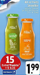 Edeka All in Fruits Smoothie Angebot