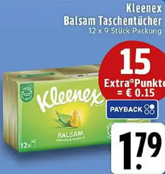 Edeka Kleenex Balsam Taschentücher Angebot
