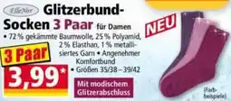 Norma ElleNor Glitzerbund Socken 3 Paar Angebot