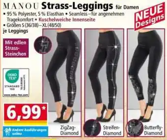 Norma MANOU Strass-Leggings Angebot