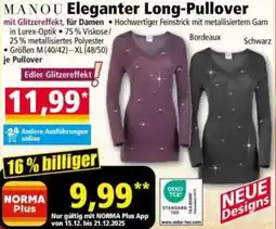 Norma MANOU Eleganter Long-Pullover Angebot