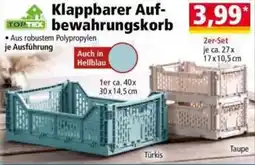 Norma TOPTEX Klappbarer Aufbewahrungskorb Angebot