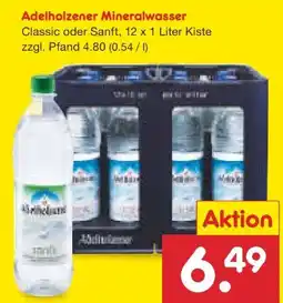Netto Marken-Discount Adelholzener Mineralwasser Angebot