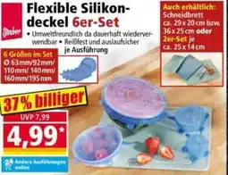 Norma Steuber Flexible Silikondeckel 6er-Set Angebot