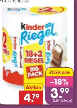 Netto Marken-Discount Ferrero Kinder Riegel Angebot