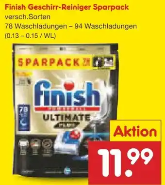 Netto Marken-Discount Finish Geschirr-Reiniger Angebot