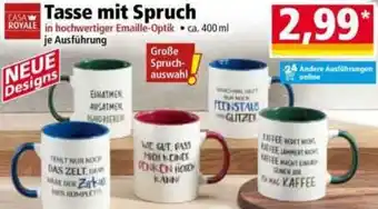 Norma CASA ROYALE Tasse mit Spruch Angebot
