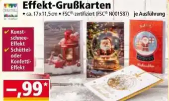 Norma Effekt-Grußkarten Angebot
