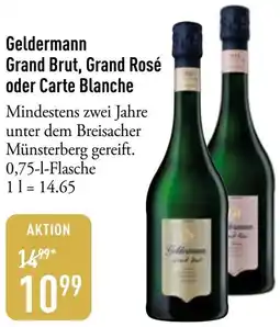 Galeria Markthalle Geldermann Grand Brut, Grand Rosé oder Carte Blanche Angebot