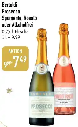 Galeria Markthalle Bertoldi Prosecco Spumante, Rosato oder Alkoholfrei Angebot
