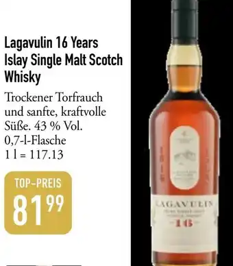 Galeria Markthalle Lagavulin 16 Years Islay Single Malt Scotch Whisky Angebot