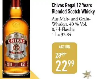 Galeria Markthalle Chivas Regal 12 Years Blended Scotch Whisky Angebot
