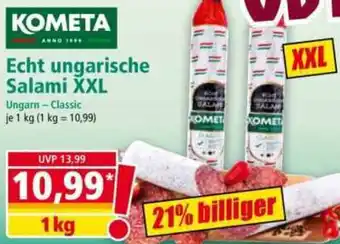Norma KOMETA Echt ungarische Salami XXL Angebot