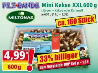 Norma PILZ-BANDE Mini Kekse XXL Angebot