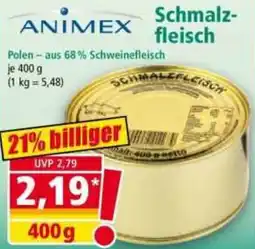 Norma ANIMEX Schmalzfleisch Angebot
