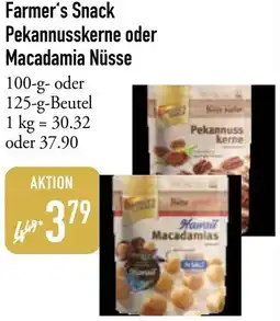 Galeria Markthalle Farmer's Snack Pekannusskerne oder Macadamia Nüsse Angebot