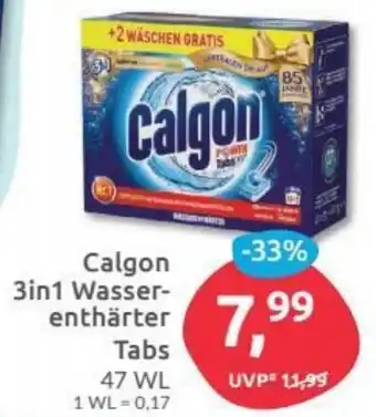 Budni Calgon 3in1 Wasser entharter Tabs Angebot