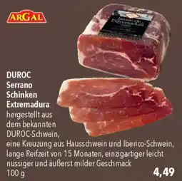 CITTI Markt ARGAL DUROC Serrano Schinken Extremadura Angebot