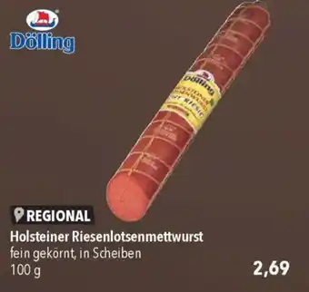 CITTI Markt Dölling Holsteiner Riesenlotsenmettwurst Angebot