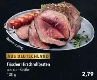 CITTI Markt Frischer Hirschrollbraten Angebot