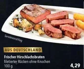 CITTI Markt Frischer Hirschlachsbraten Angebot