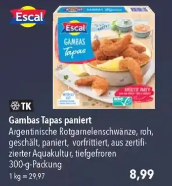 CITTI Markt Escal Gambas Tapas paniert Angebot
