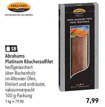 CITTI Markt ABRAHAMS Platinum Räucheraalfilet Angebot