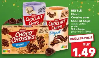 Kaufland NESTLÉ Choco Crossies oder Choclait Chips Angebot
