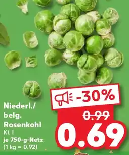 Kaufland Niederl./ belg. Rosenkohl Angebot