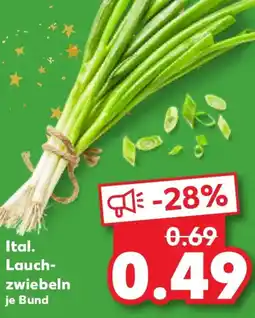 Kaufland Ital. Lauchzwiebeln je Bund Angebot